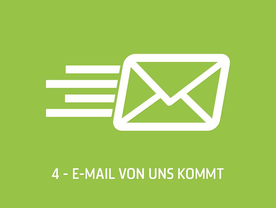 4 - Sie erhalten von uns eine E-Mail